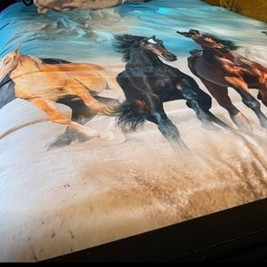 Horse comforter cover